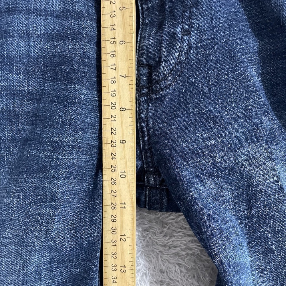TK Axel‎ Jeans Mens 34x32 Slim Boot Cut Blue Denim Dark Wash Mid Rise Stretch - Picture 6 of 8